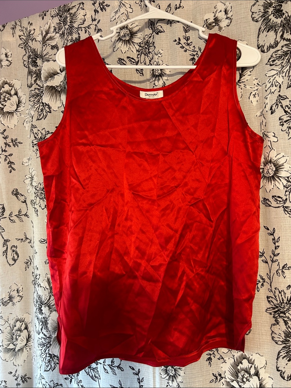 Dorman Vibrant Red Silk Camisole Tank